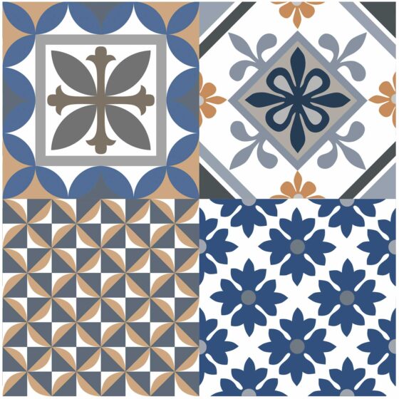 Medallion Azul Decor